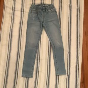 Gap girls denim stretch top jegging size 10